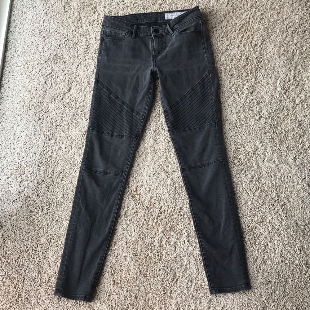 Distressed Treasure & Bond Ribbed Jeans